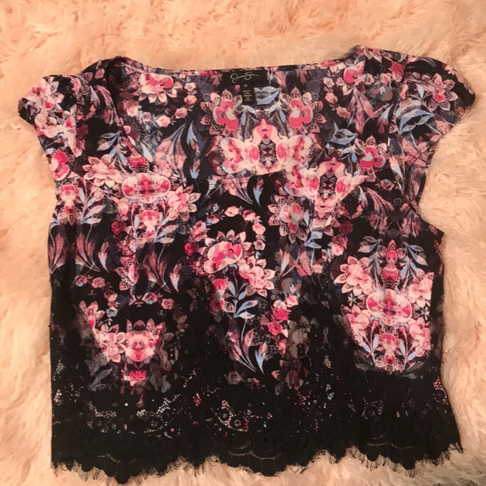 Jessica Simpson crop top